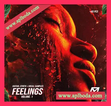 [嘻哈说唱吉他人声合成音色采样]nofuk FEELINGS Vol.1 guitar + vocal + synths library WAVE [WAV]（302Mb）