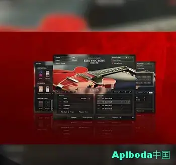 [复古流行爵士空心吉他音源]Native Instruments Session Guitarist Electric Ruby Deluxe v1.0.0 [KONTAKT]（17Gb）