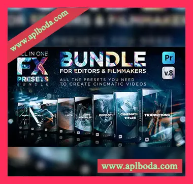[影视游戏FX音效采样Premiere预置]Montage Presets for Premiere Pro Transitions, Titles, Effects, VHS, LUTs & More（4.01Gb）
