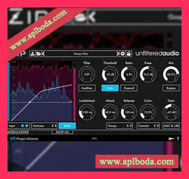 [压缩器插件]Unfiltered Audio Zip v1.0 CE v1.3.0 [WiN, MacOSX]（57Mb）