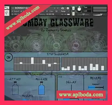 [玻璃器具打击乐音源]Insanity Samples Bombay Glassware [KONTAKT]（235Mb）