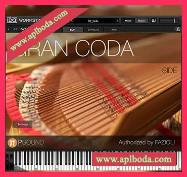 [Falcon音色库三角钢琴]PSound Grand Coda for UVI Workstation (incl. R2RUVI file) [Falcon]（9.43Gb）