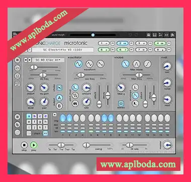 [鼓打击乐合成鼓机插件]Sonic Charge Microtonic v3.3.4 [WiN]（48Mb）