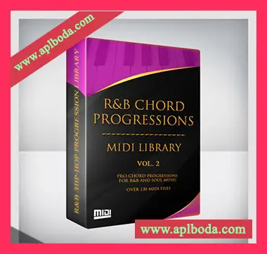 [RnB素材]Tru-Urban RnB Chord Progressions Midi Library 2 [WAV, MiDi]（106Mb）