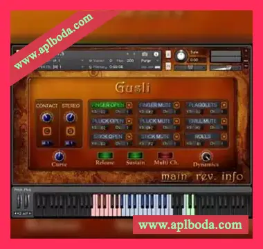 [古老斯拉夫多弦弹拨乐器音源]Daniel Belik Siberian Samples Gusli v1.5 [KONTAKT]（853Mb）