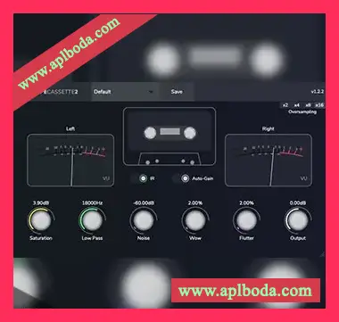[模拟老式盒式磁带插件]Caelum Audio Tape Cassette 2 v1.2.2 [WiN, MacOSX]（80Mb）