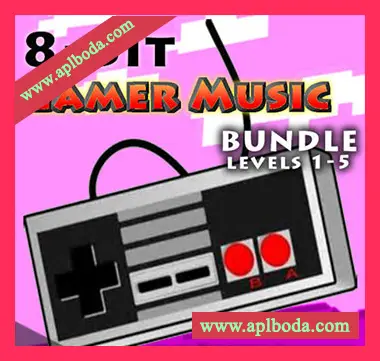[8BIT游戏主题乐素材]All Pro Loops – 8-Bit Gamer Music Bundle Levels 1-5 [WAV, MiDi]（231Mb）
