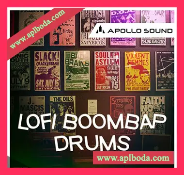 [低保真嘻哈Boombap鼓组采样]Apollo Sound LoFi Boombap Drums [WAV]（175Mb）