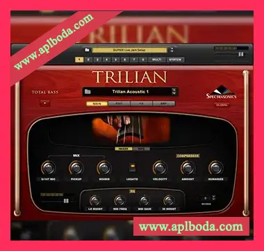 [巨头贝斯更新]Spectrasonics Trilian v1.4.4c Software Update [WiN, MacOSX]（122Mb）