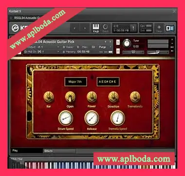 [原声钢弦吉他音源]Replika Sound Steel String Acoustic Guitar [KONTAKT]（1.9Gb）