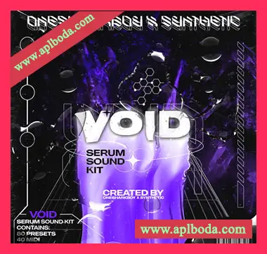 [嘻哈说唱素材Serum预置]Synthetic and Sharkboy Void [WAV, MiDi]（160Mb）