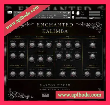 [卡林巴拇指琴音源]Marcos Ciscar Enchanted Kalimba [KONTAKT]（28Mb）