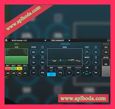 [颗粒和谐效果器插件]BLEASS Granulizer v1.2.2 [WiN]（5Mb）
