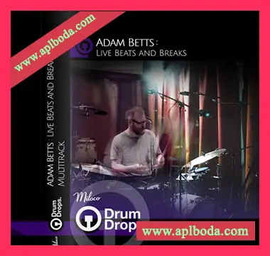 [Breakbeat嘻哈现场鼓组采样]DrumDrops Adam Betts Live Beats and Breaks 1 [WAV]（6.19Gb）