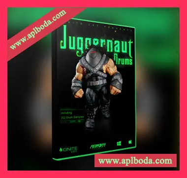 [嘻哈陷阱RnB鼓组采样]Initial Audio Juggernaut Drums [WAV]（78Mb）
