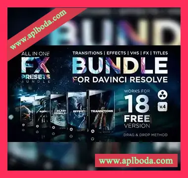 [电影效果过渡音效FX采样FX预设]VideoHive DaVinci Resolve FX Presets Transitions, Effects, Titles, VHS, SFX（1.96Gb）