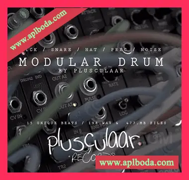 [简约科技浩室鼓组采样]Plusculaar Modular Drum [WAV]（227Mb）