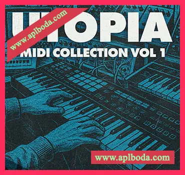 [嘻哈陷阱素材]Adieu UTOPIA MIDI Collection Vol.1 (INCLUDES BONUS Visions One Shots) [WAV, MiDi]（60Mb）