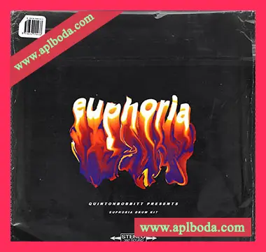 [嘻哈陷阱RnB鼓组素材]Quinton Bobbitt Euphoria Drum Kit [WAV, MiDi, FSC]（6Mb）