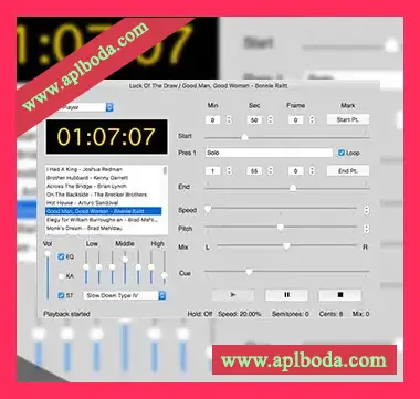 [音乐速度调节慢放工具]Roni Music Amazing Slow Downer v4.0.4 [MacOSX]（21Mb）