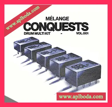[嘻哈RnB非洲节奏鼓组采样]Melange Conquests Vol.1 Drum Multi-Kit [WAV]（244Mb）