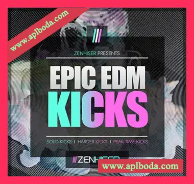 [电子舞曲底鼓采样]Zenhiser Epic EDM Kicks [WAV]（9Mb）
