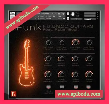 [Funk-Disco吉他素材+模板+KONTAKT]F9 Audio F9 iFunk Nu Disco Guitars Ft Robin Boult（7.24Gb）