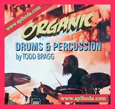 [摇滚鼓组打击采样]Epic Stock Media Organic Drums and Percussion by Todd Bragg [WAV]（396Mb）