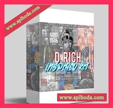 [嘻哈陷阱采样FL工程模板]BeatzByJones D.Rich Inspired Kit + FLP’s Included（19Mb）