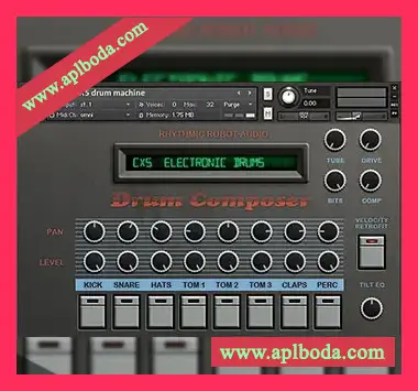Rhythmic Robot Audio CX5 Drum Machine [KONTAKT]（3Mb）