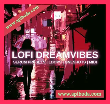 [氛围嘻哈素材Serum预置]Glitchedtones LoFi Dreamvibes [WAV, MiDi]（758Mb）