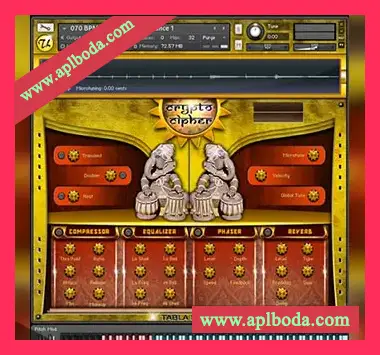 [塔布拉手鼓音源]Crypto Cipher Audio Lab Tabla Loops [KONTAKT]（1.52Gb）