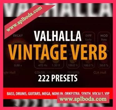 [Vintage Verb预置]Andi Vax Valhalla Vintage Verb 222 Presets（166Kb）