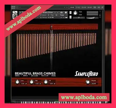 [黄铜编钟-音树风铃-过门音效音源]SampleHero Beautiful Brass Chimes [KONTAKT]（71Mb）