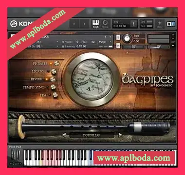 [苏格兰风笛音源]Sonokinetic Bagpipes [KONTAKT]（1.77Gb）