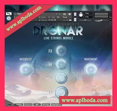 [影视氛围弦乐音源]Gothic Instruments DRONAR Live Strings [KONTAKT]（8.5Gb）