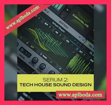 [教程]Groove3 Serum 2 Tech House Sound Design（180Mb）