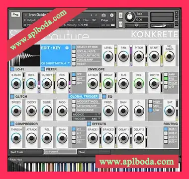 [鼓合成器音源]Soniccouture Konkrete v1.1.0 [KONTAKT]（825Mb）