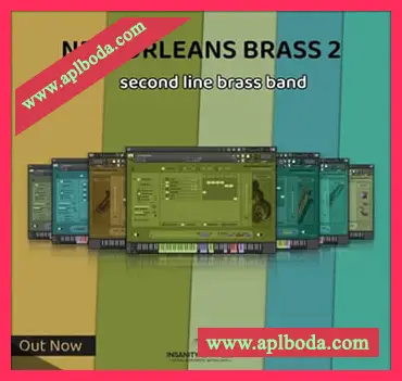 [新奥尔良铜管乐队2音源]Insanity Samples New Orleans Brass 2 v1.0.2 [KONTAKT]（3.08Gb）