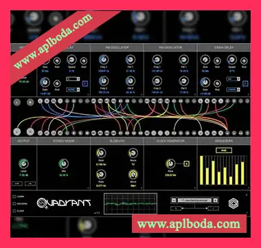 [模块化声音发生器效果处理器]GlitchMachines Quadrant v1.1 [WiN, MacOSX]（1.12Gb）