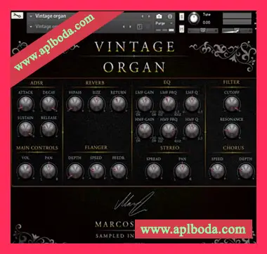 [老式风琴音源]Marcos Ciscar Vintage Organ [KONTAKT]（94Mb）