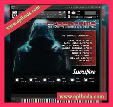 [犯罪FX音效音源]SampleHero Cyber Crime [KONTAKT]（42Mb）