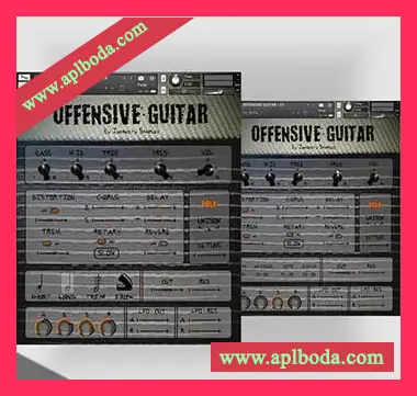 [影视氛围吉他音源]Insanity Samples Offensive Guitar [KONTAKT]（840Mb）