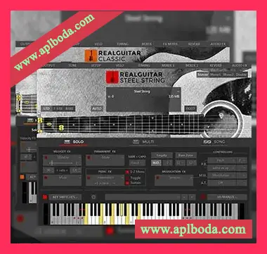 [吉他音源插件]MusicLab RealGuitar v5.0.2.7424  v5.0.1.7388 [WiN, MacOSX]（2.84Gb）