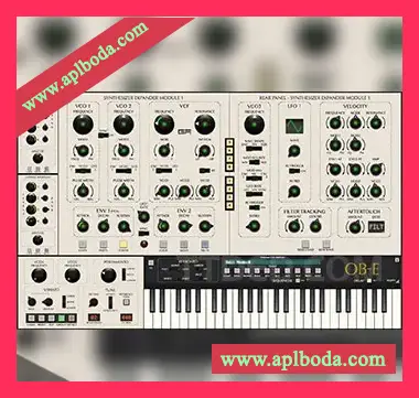 [Oberheim8复音合成器复刻插件]GForce Oberheim OB-E v2.1.3 [MacOSX]