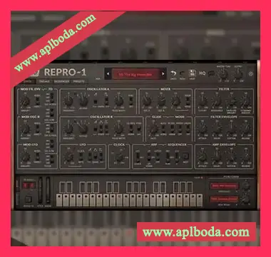 [经典单音合成器仿真插件]u-he Repro-1 v1.1.6634 beta with Repro-5 addon-V.R（31Mb）