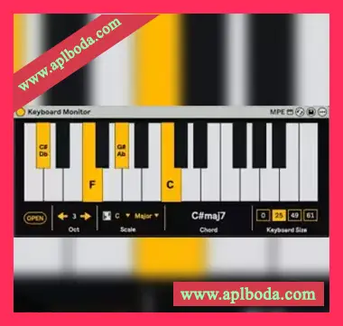 [Max for Live]Side Brain Keyboard Monitor v1.1.2（116Kb）