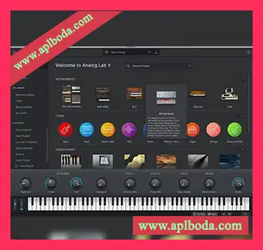 [键盘音色合集插件]Arturia Analog Lab V v5.4.7 [U2B] [MacOSX]（2.72Gb）
