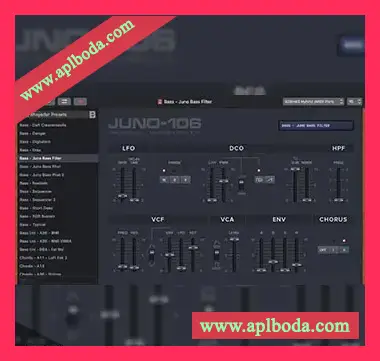 [合成器插件]Nightbirdsevolve Roland Juno 106 and MKS7 Editor v2.3.2 (368) [MacOSX]（12Mb）