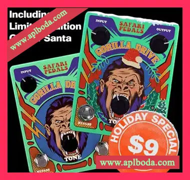 [前置放大器过载效果器插件]Safari Pedals Gorilla Drive Santa Edition v1.0.6 REGGED [WiN, MacOSX]（47Mb）